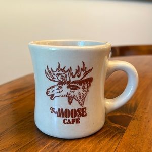 Vintage The Moose Cafe Coffee Tea Mug
